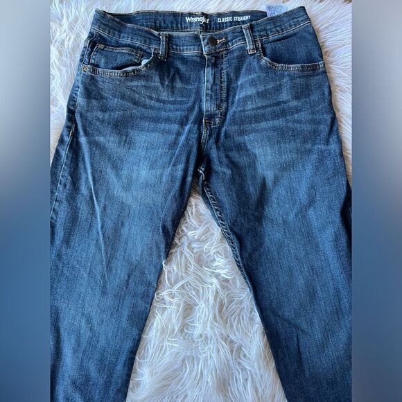 Wrangler  classic straight Jeans Size 16 Husky - Picture 1 of 5